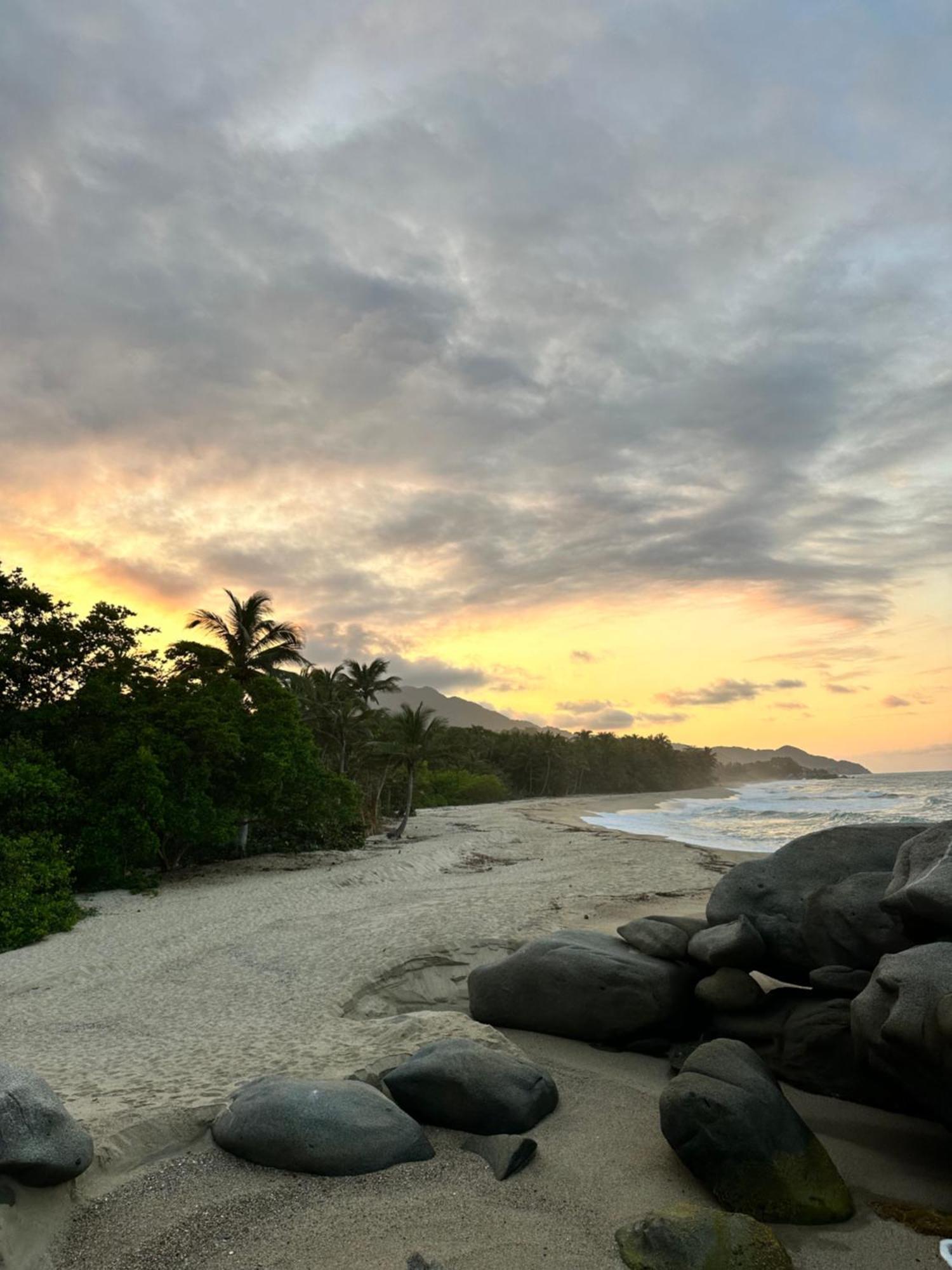 Eco Hotel Amanecer Tayrona El Zaino Exterior foto