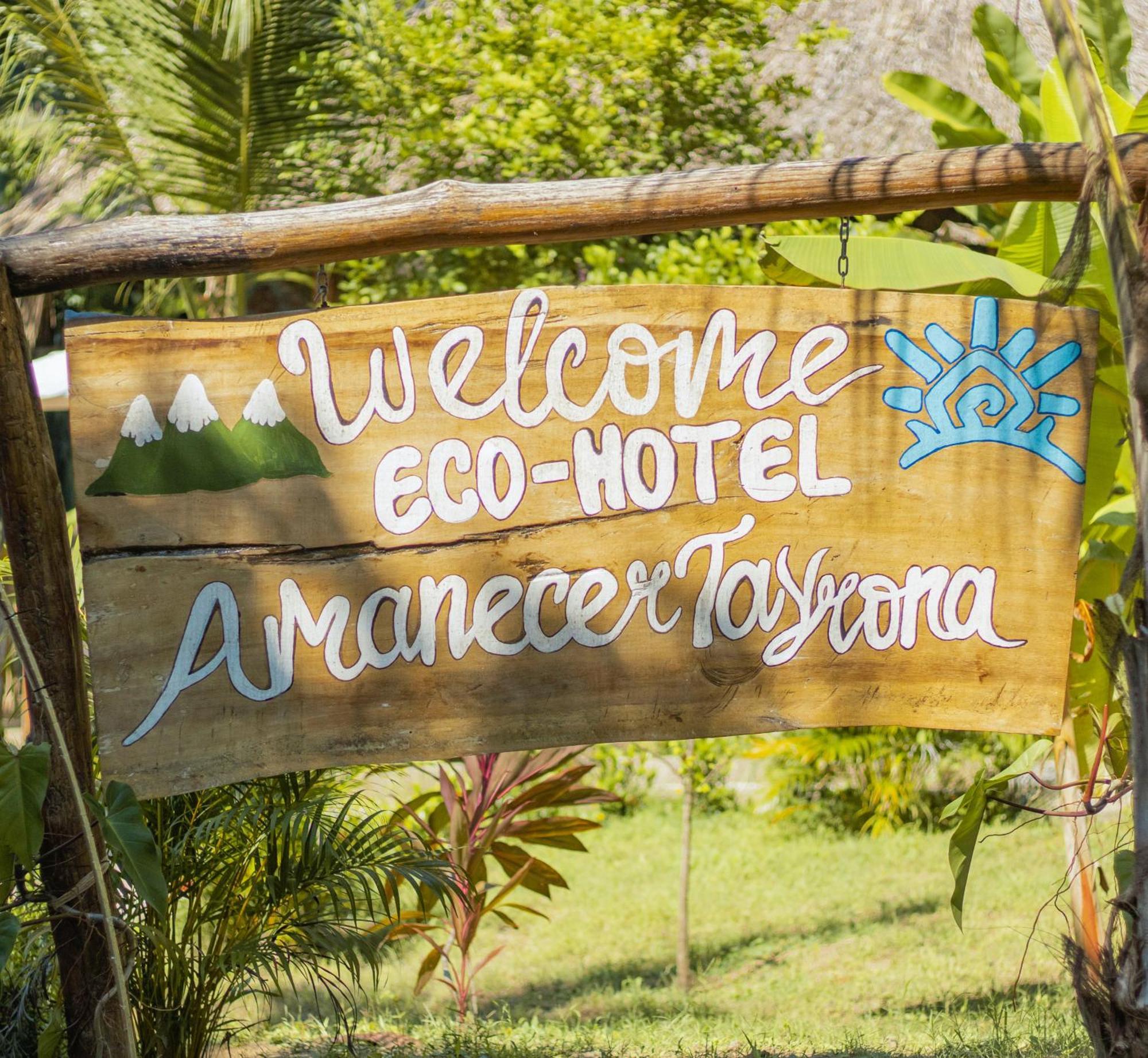 Eco Hotel Amanecer Tayrona El Zaino Exterior foto